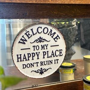 Welcome funny plaque